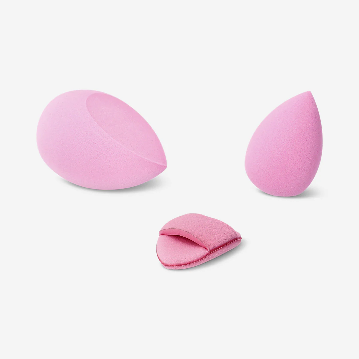Pink blender sponges for makeup - 3 pcs - Image 3