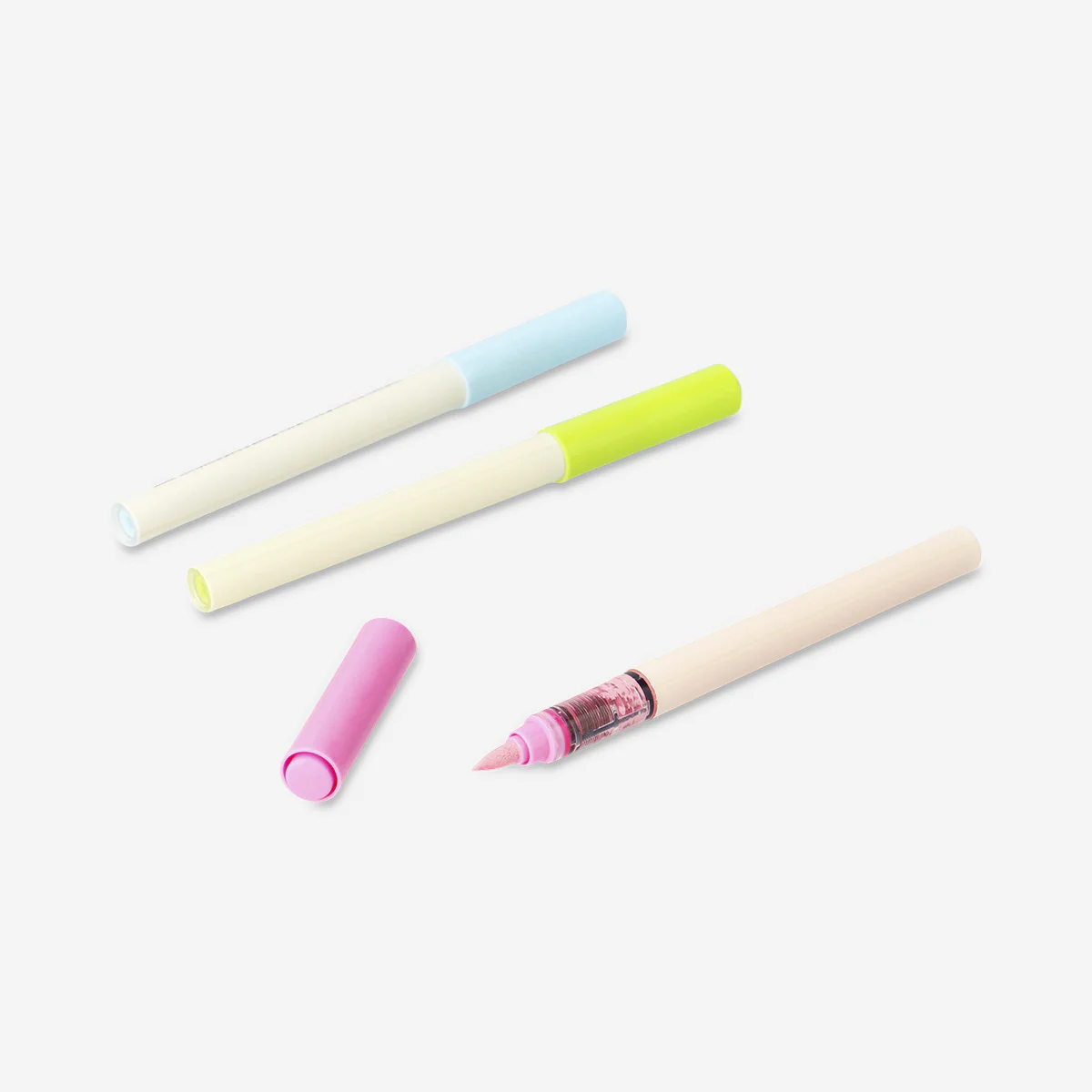 Pink, blue, and green nail art pens - 3 pcs - Image 3