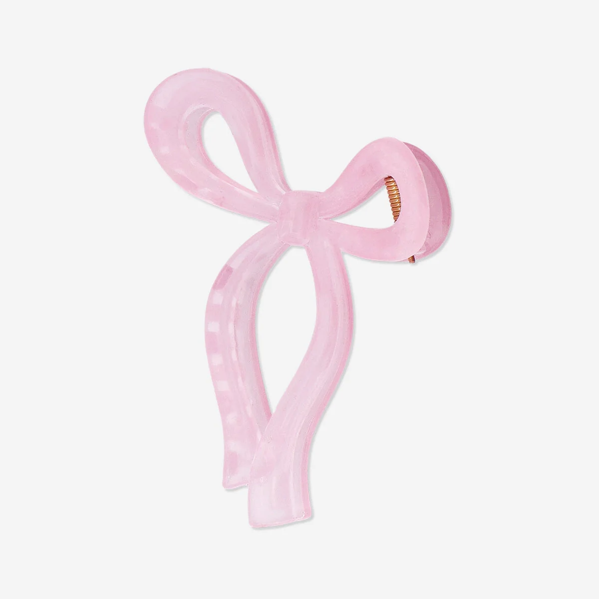 Pink bow hair clip - Image 2