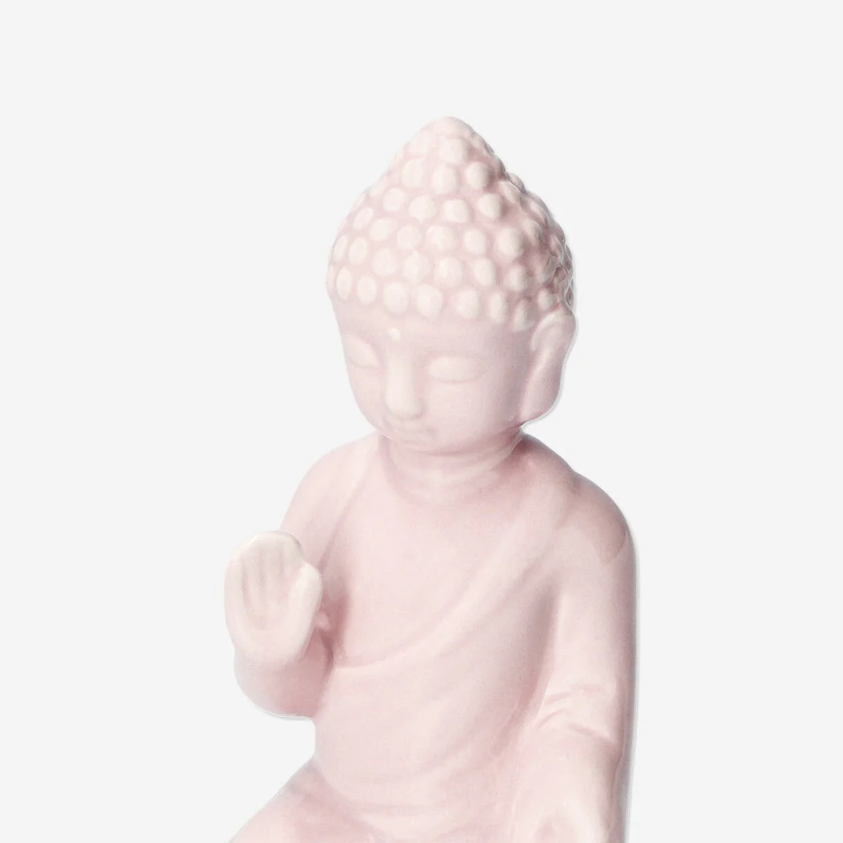 Pink ceramic Buddha - Image 3