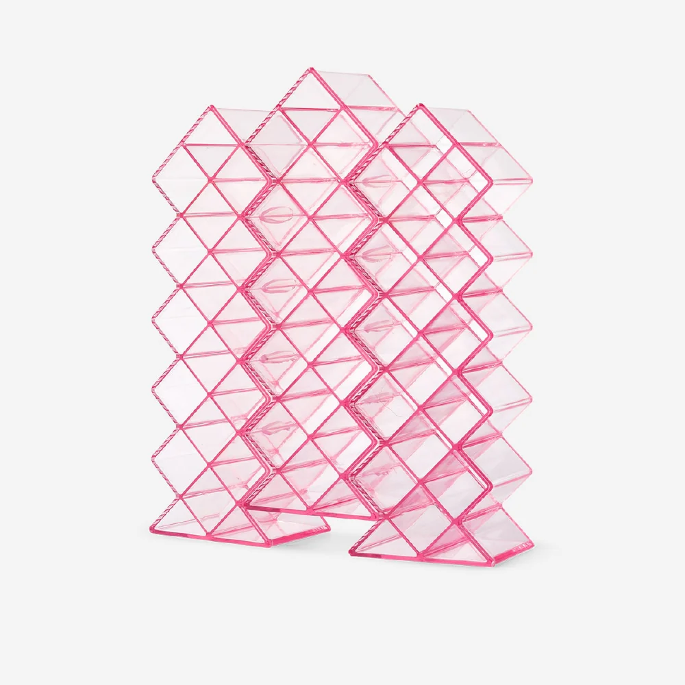 Pink cosmetic organiser for lip glosses - 25x20,5 cm - Image 2