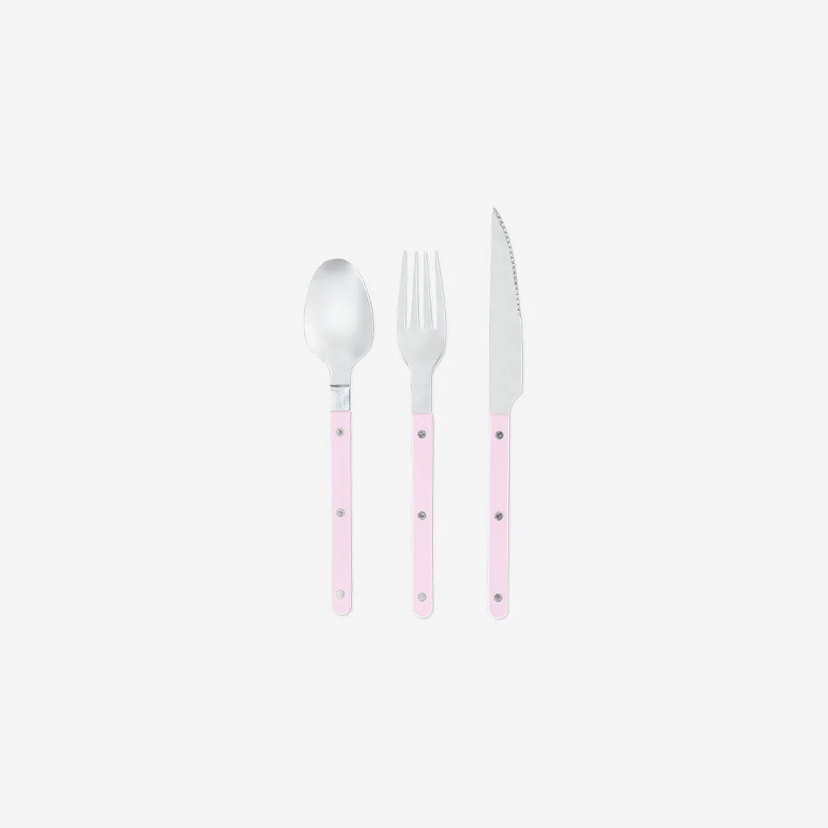 Pink cutlery set - 3 pcs
