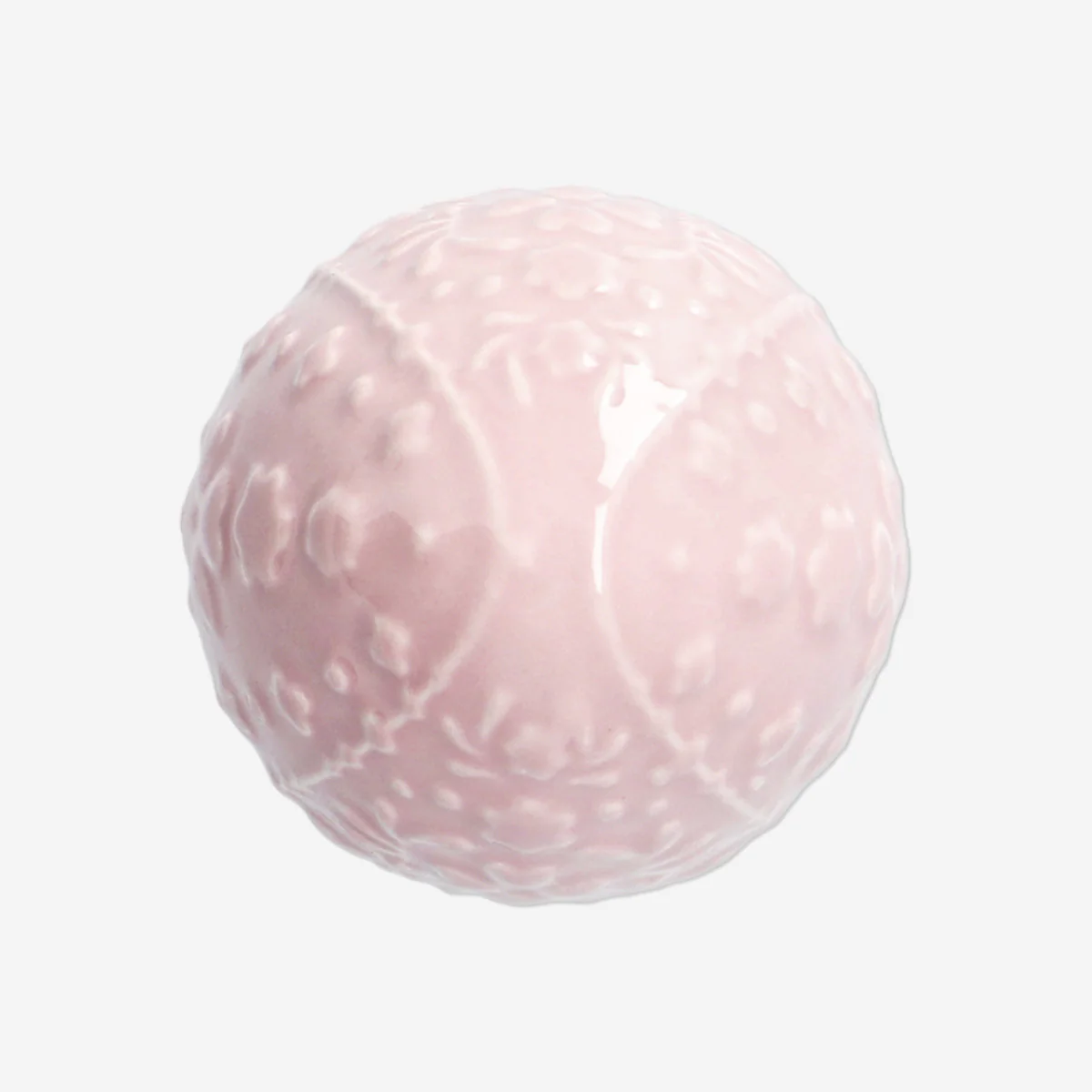 Pink decorative Easter egg - 9 cm - Image 3