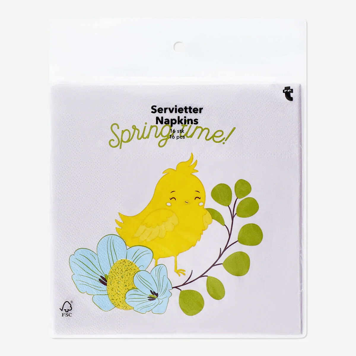 Pink Easter napkins - 16 pcs - Image 3