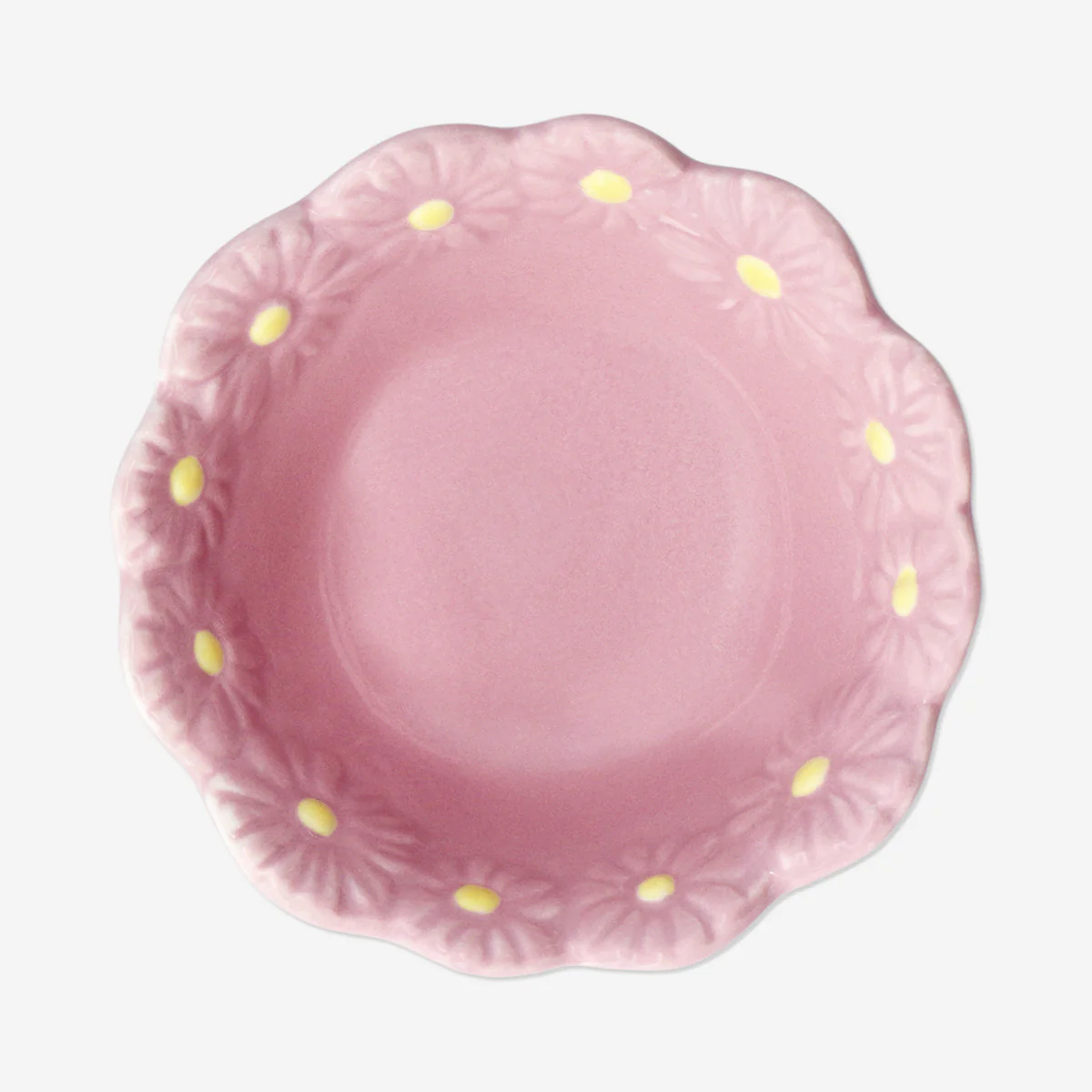 Pink flower bowl - 9 cm - Image 2
