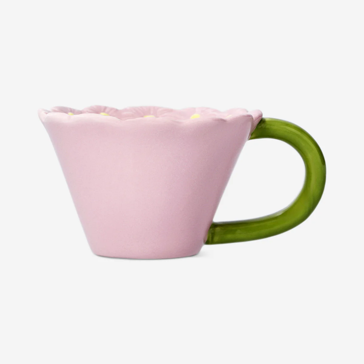 Pink flower mug - 115 ml - Image 3