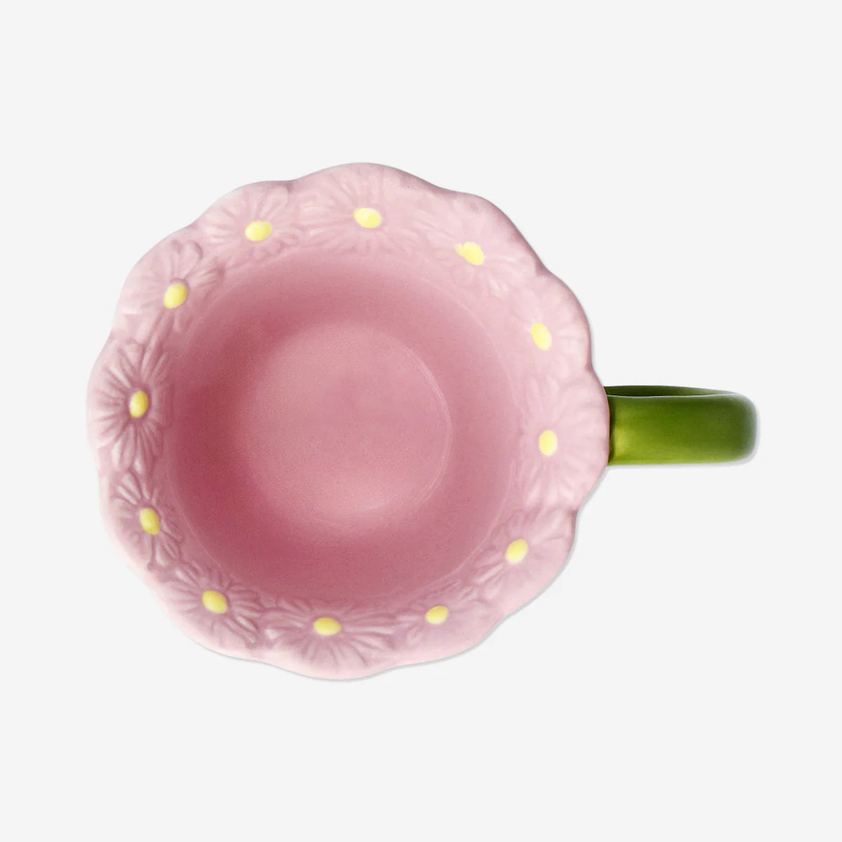 Pink flower mug - 115 ml - Image 4