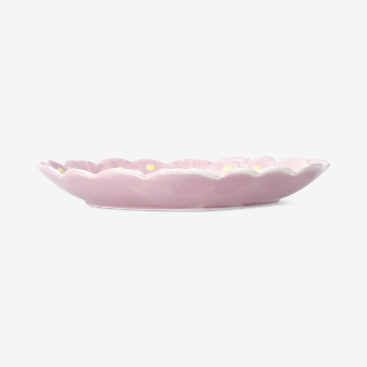 Pink flower plate - 19 cm - Image 4