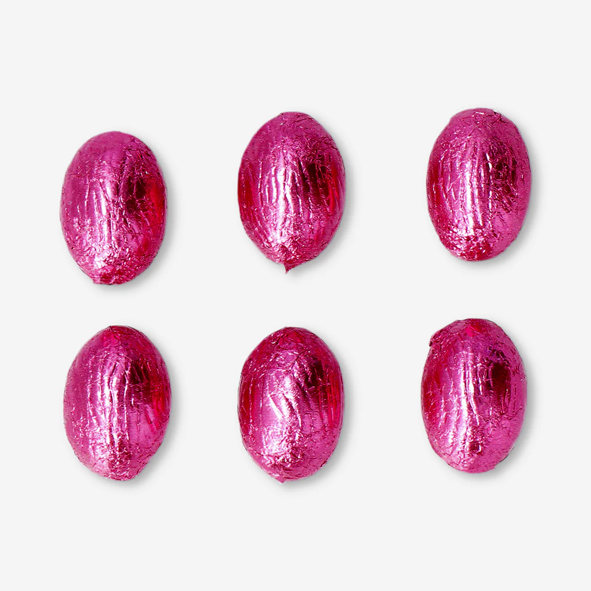Pink milk chocolate eggs in net with milky cream filling and brownie - Image 2