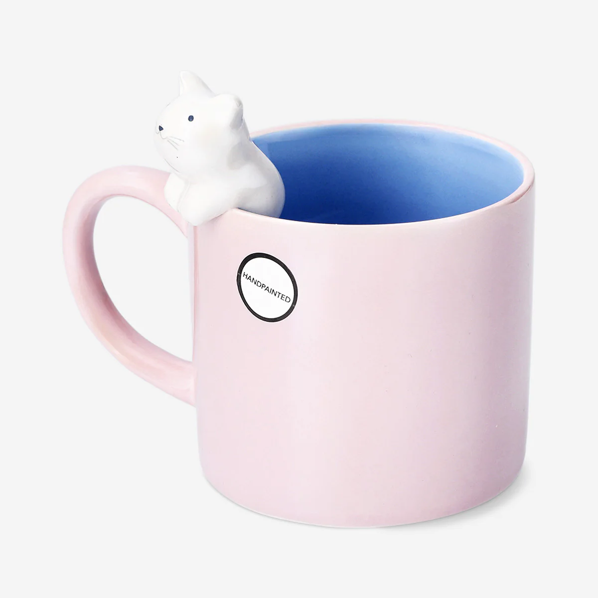 Pink mug with 3D cat - 465 ml - Image 3