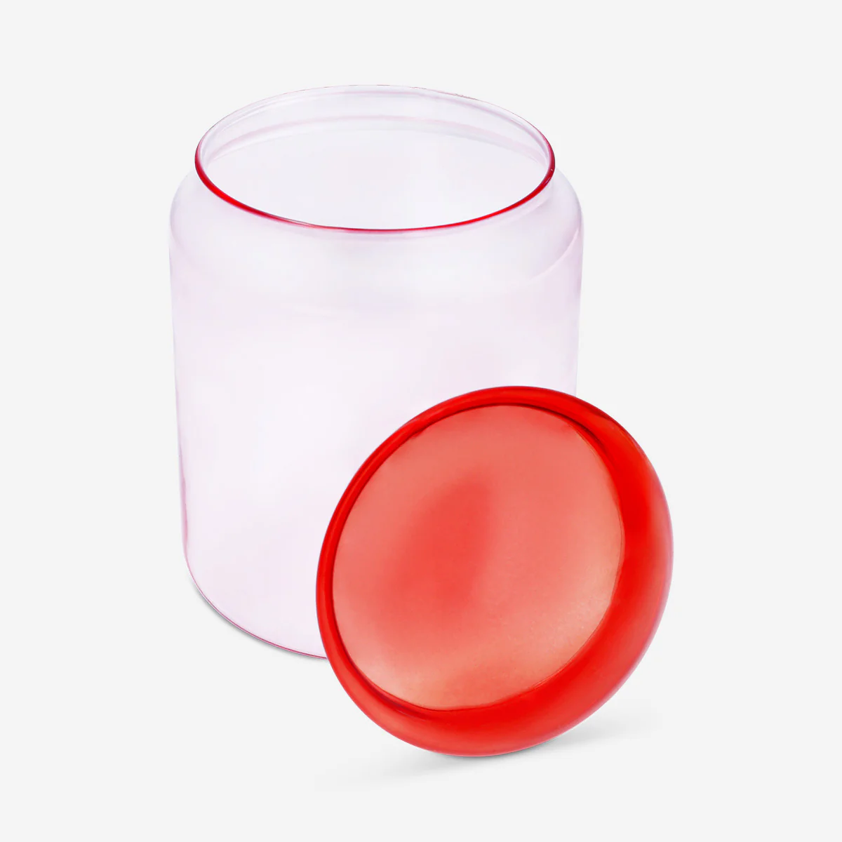 Pink mushroom storage jar - 17 cm - Image 2