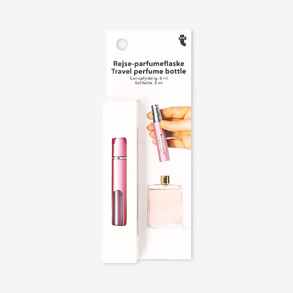 Pink refillable travel perfume bottle - 8 ml - Image 3