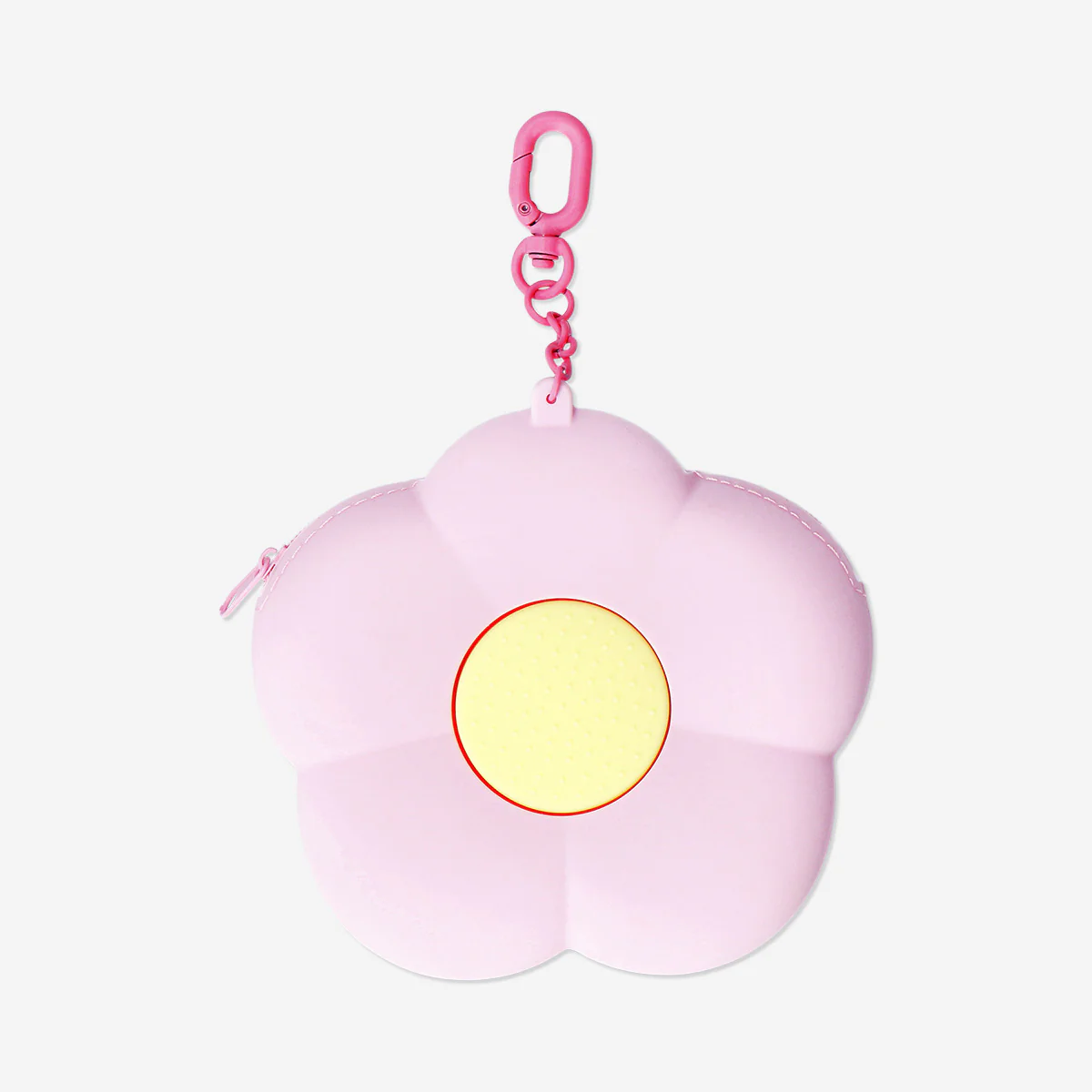 Pink silicone flower purse - Image 3