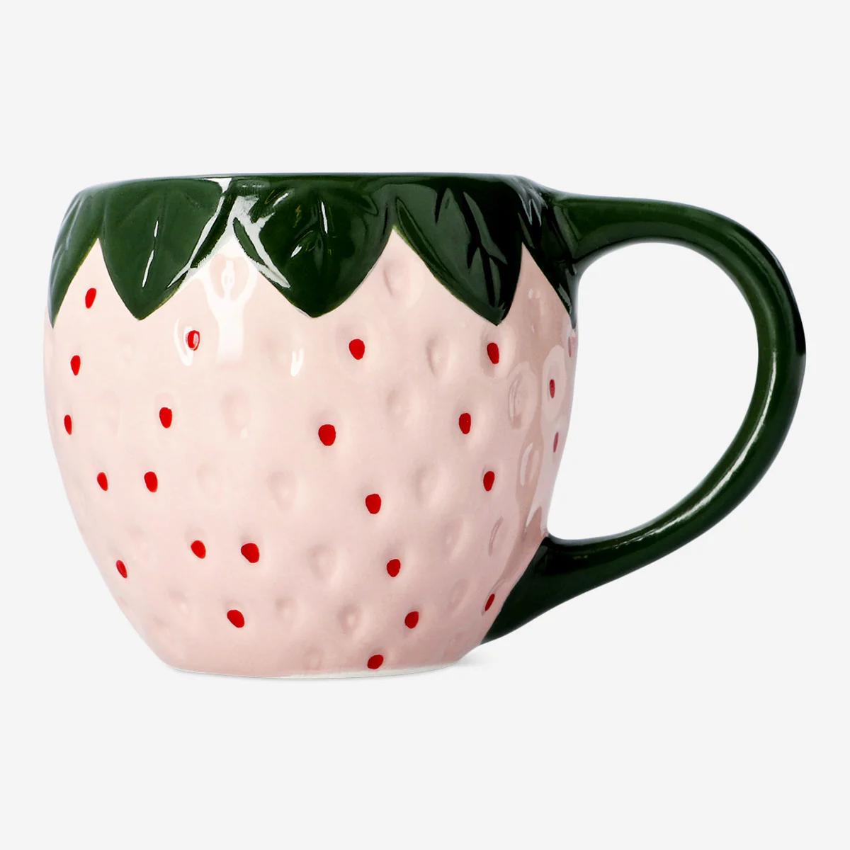 Pink strawberry mug - 350 ml - Image 2