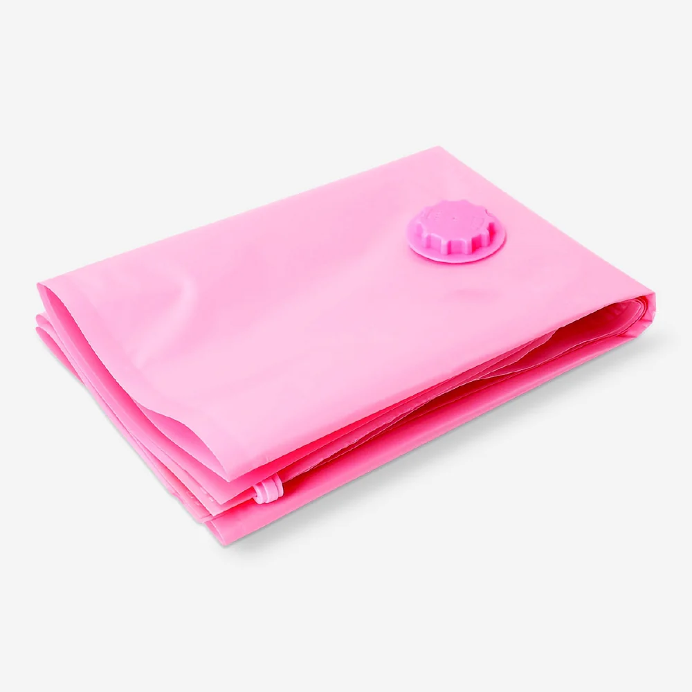Pink vacuum storage bag for clothing - 50x70 cm - Image 2