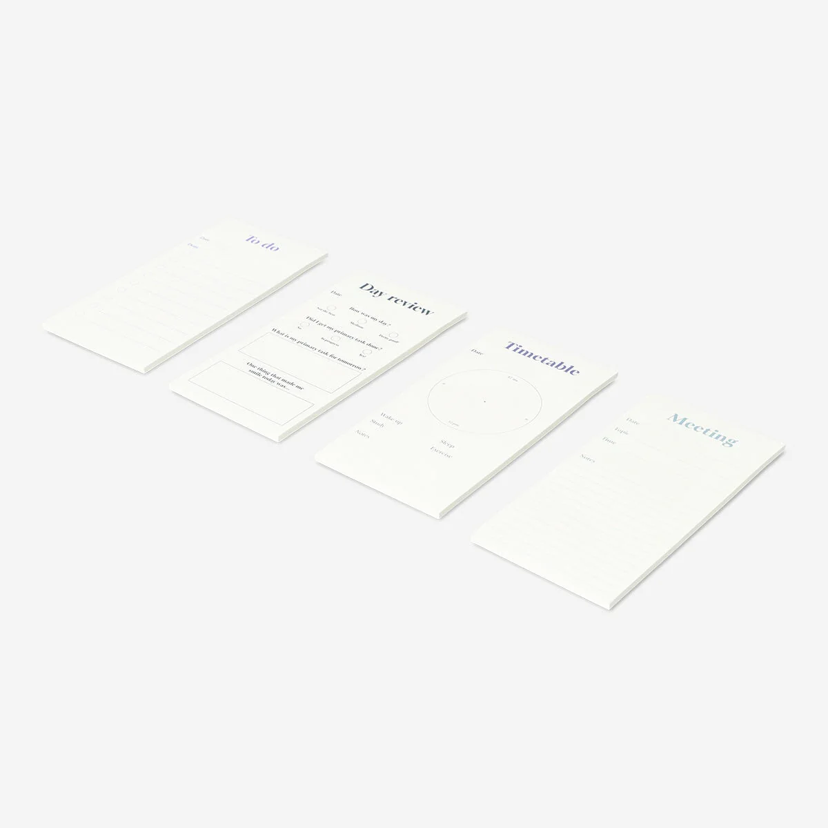 Planner Pads in English - 4 pcs - Image 3