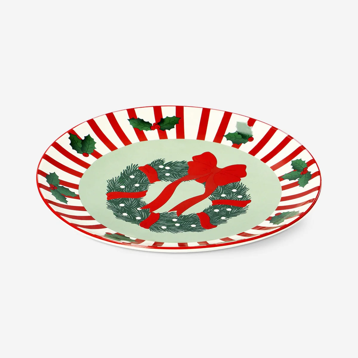 Plate with Christmas print - 20 cm - Image 2