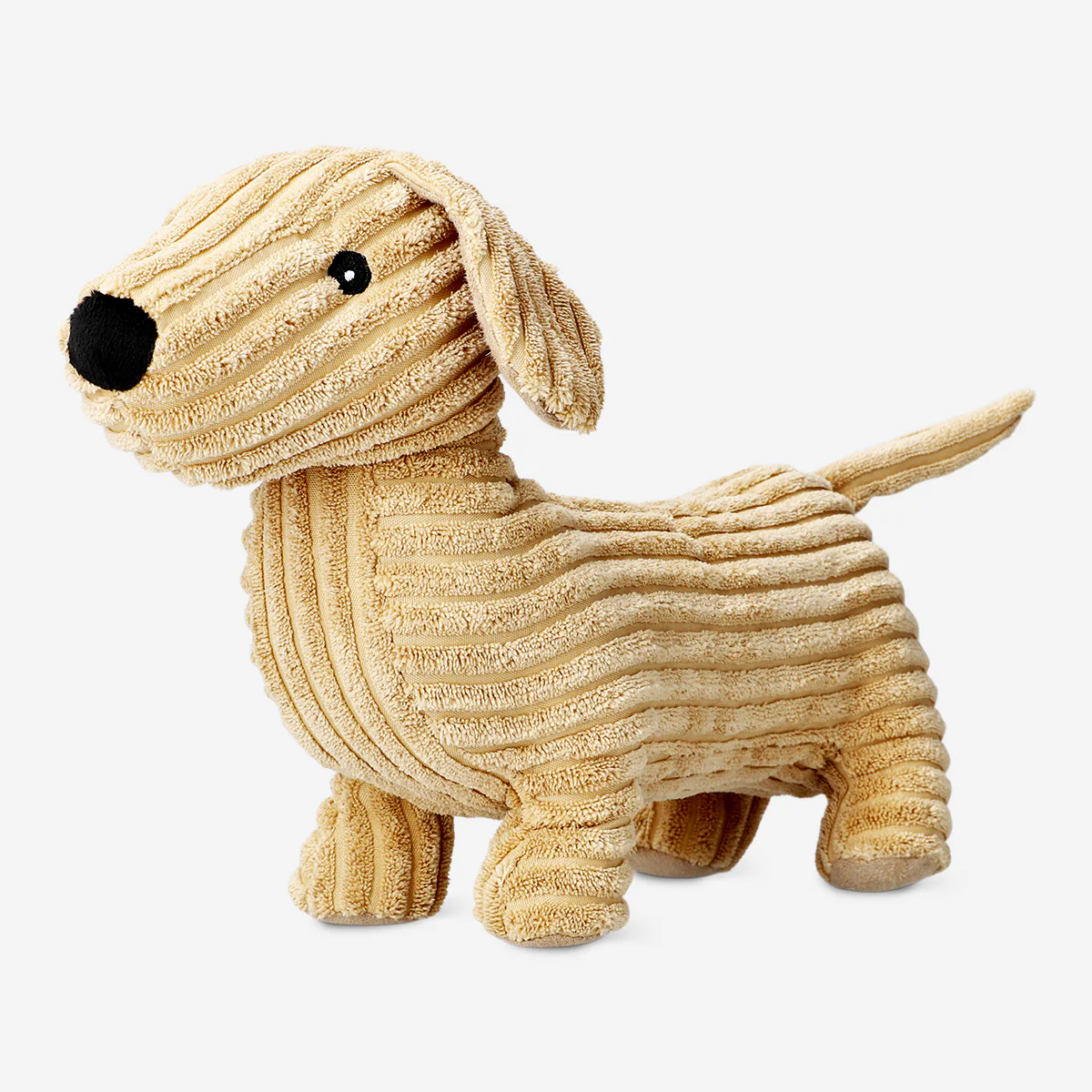 Plush toy - Brown corduroy dog - Image 2