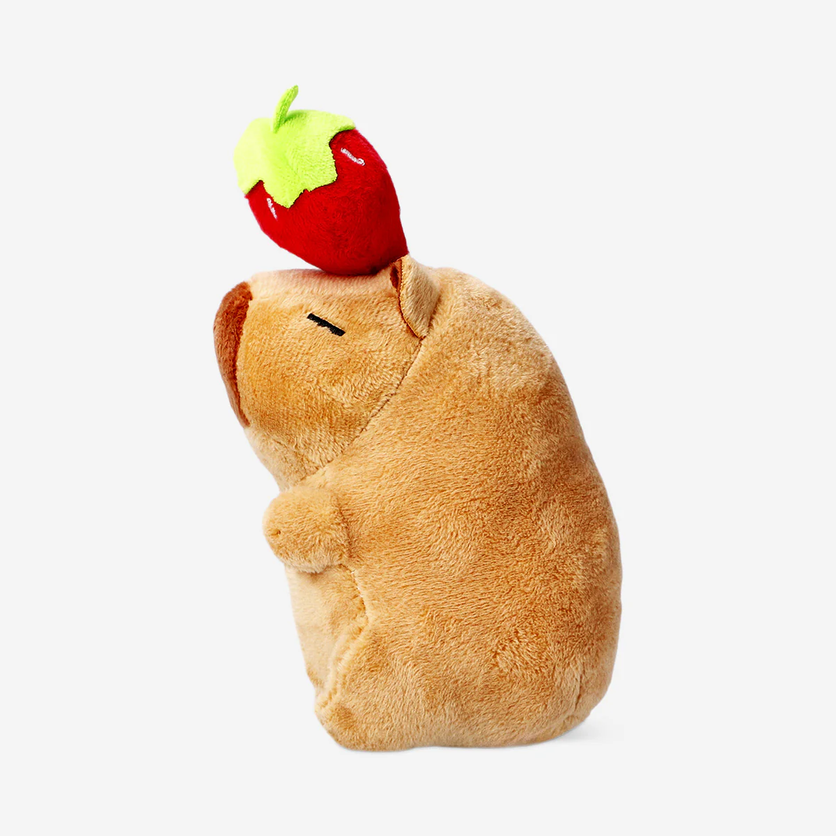 Plush toy - Capybara with strawberry - Image 2