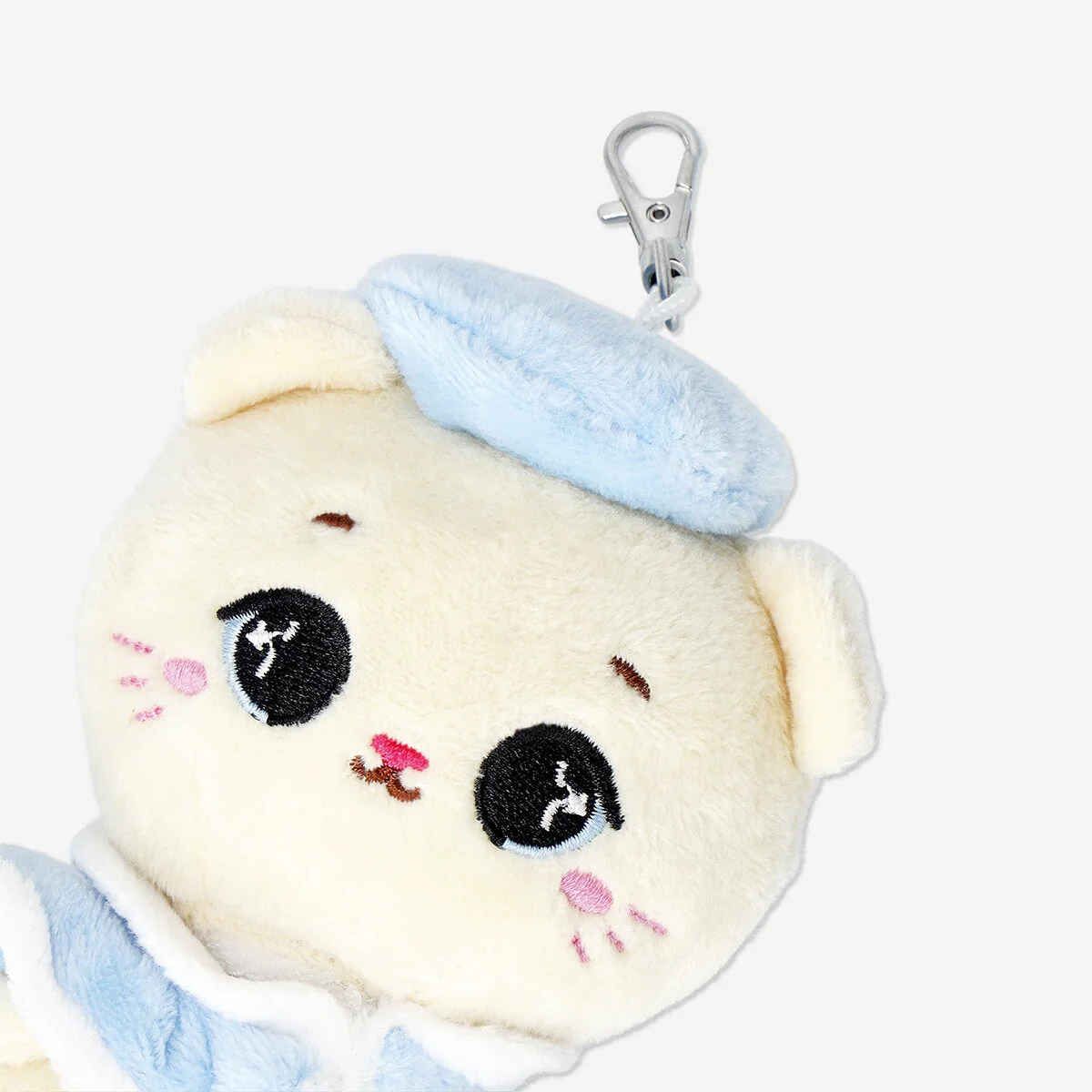 Plush toy - Cat in winter coat with key ring - Image 3