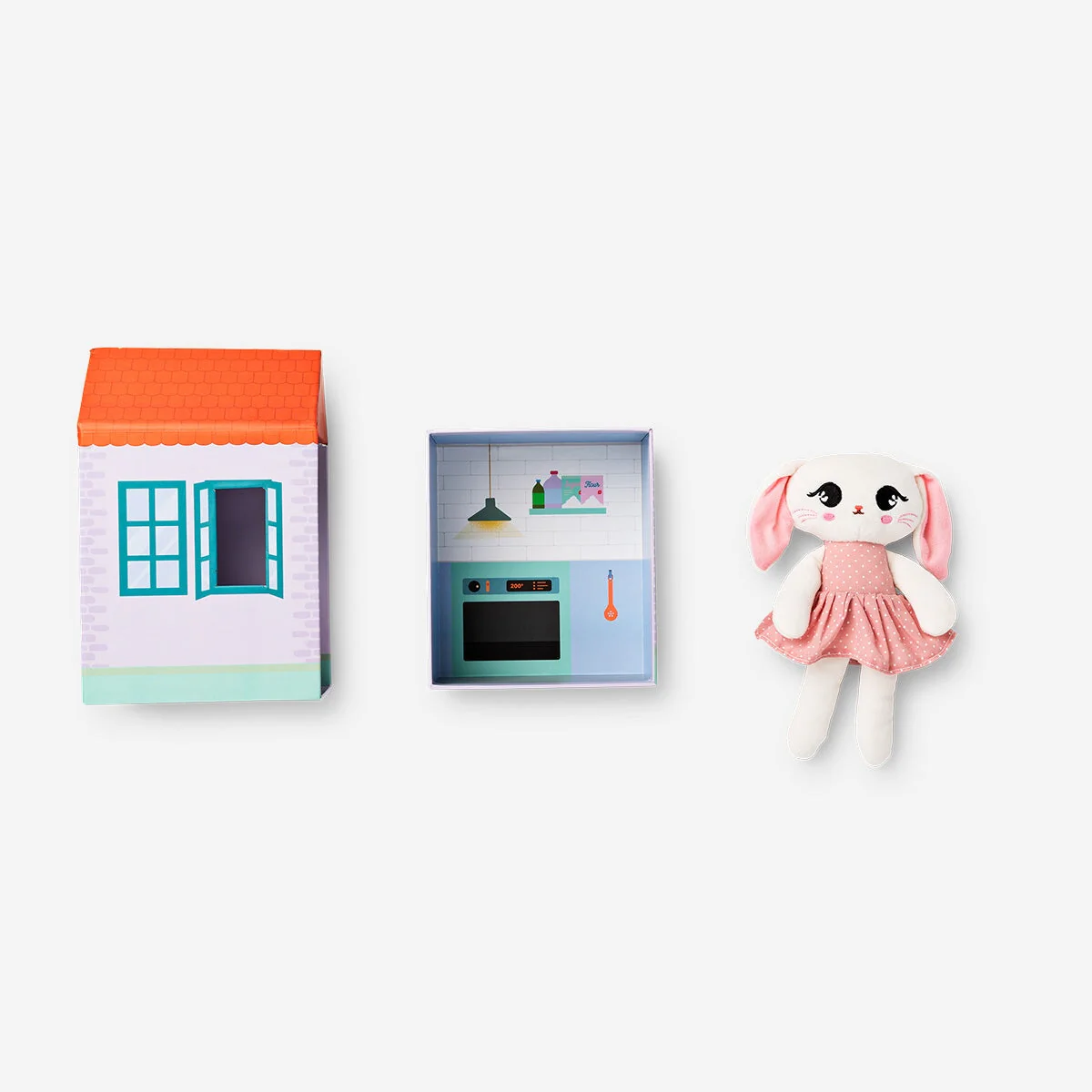 Plush toy - House with bunny - Image 2