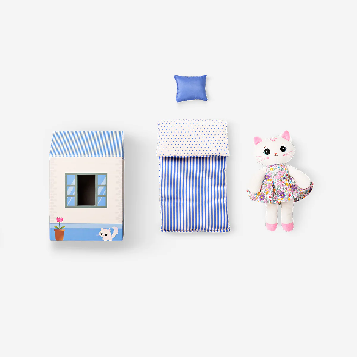 Plush toy - House with cat - Image 2