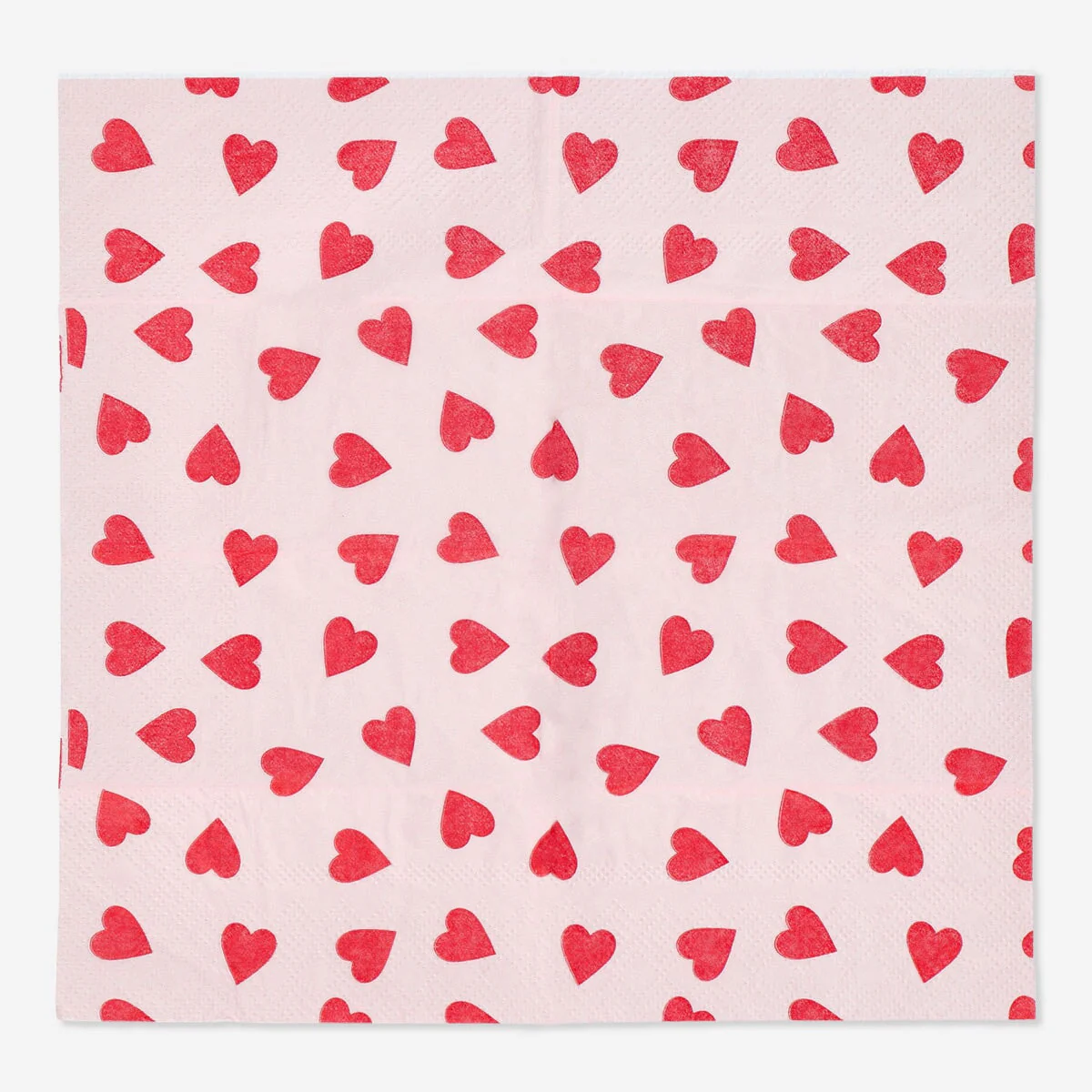 Pocket tissues with heart print - 10 pcs - Image 2