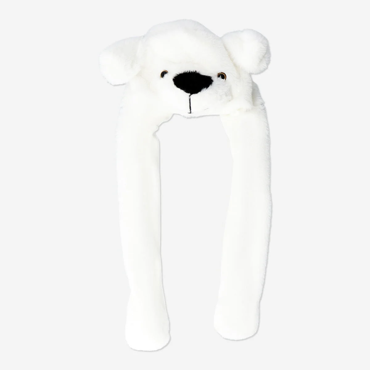 Polar bear hat with moving ears - Image 2