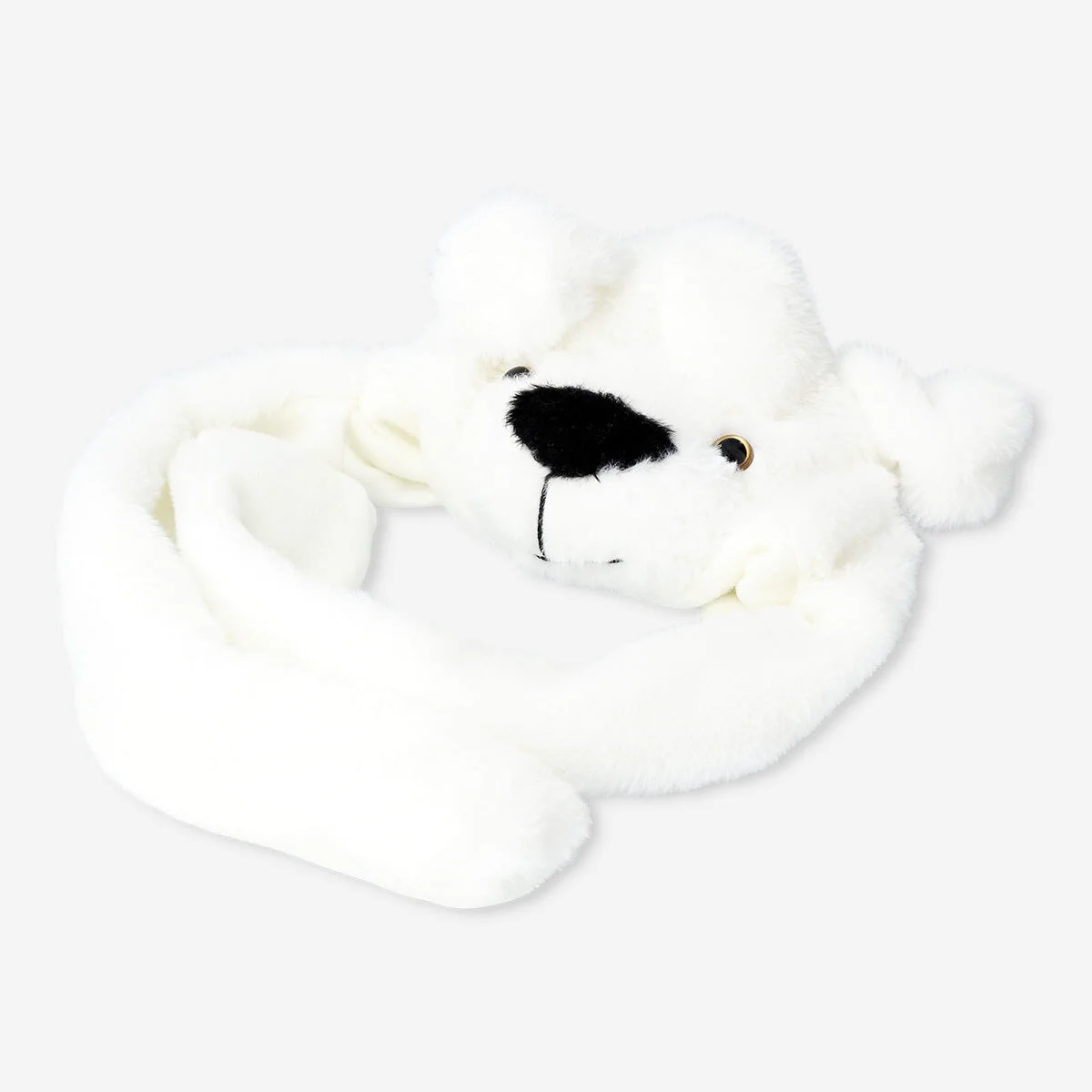 Polar bear hat with moving ears - Image 3