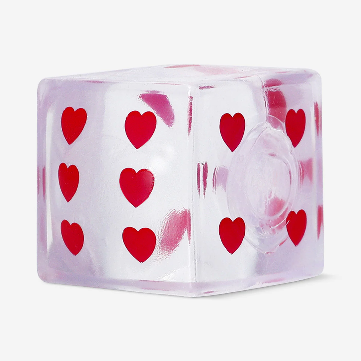 Press me toy - Dice with red hearts - Image 3