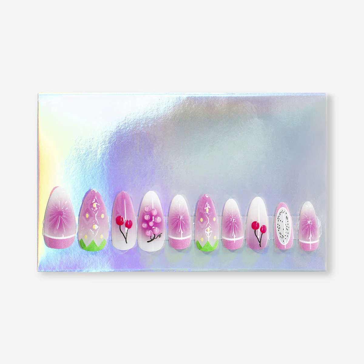 Press-on nails - Berry designs - Image 2