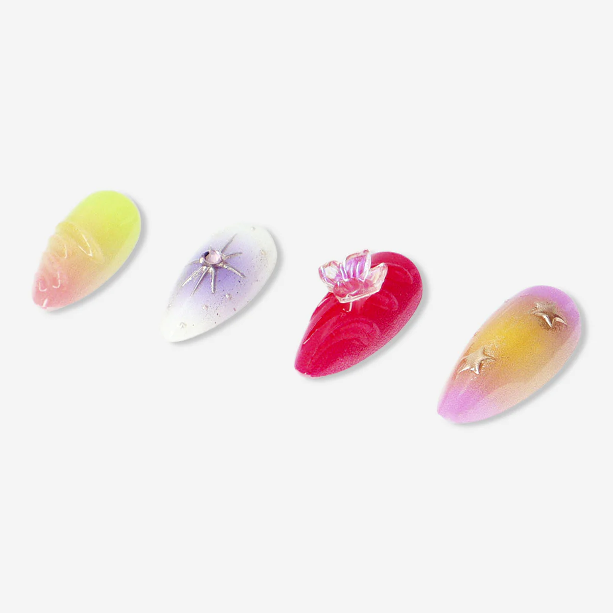 Press-on nails - Party designs - Image 3