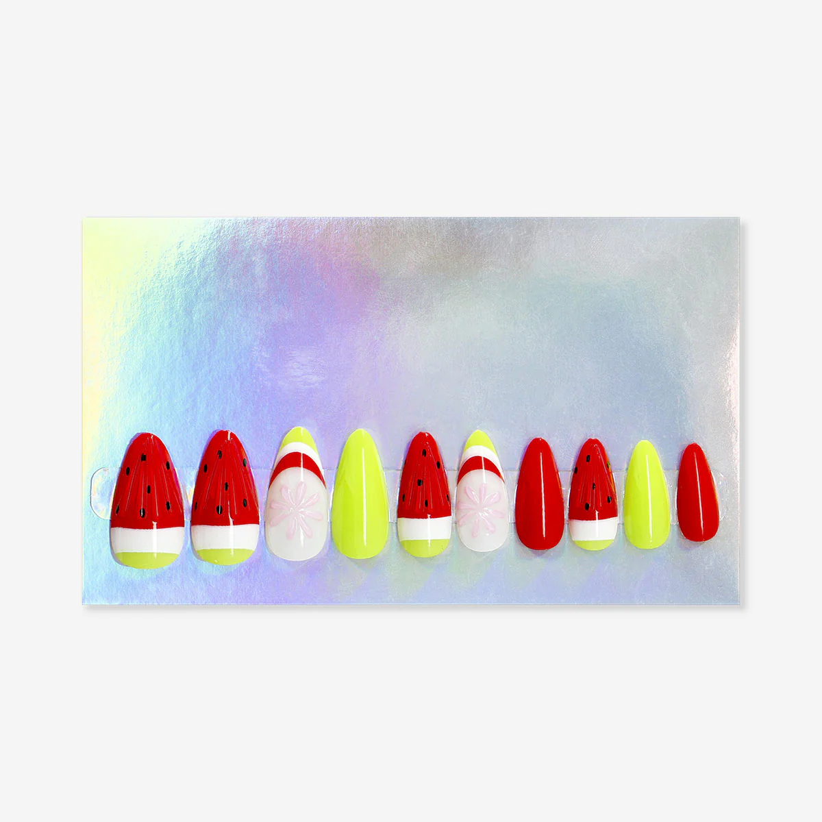Press-on nails - Watermelon design - Image 2