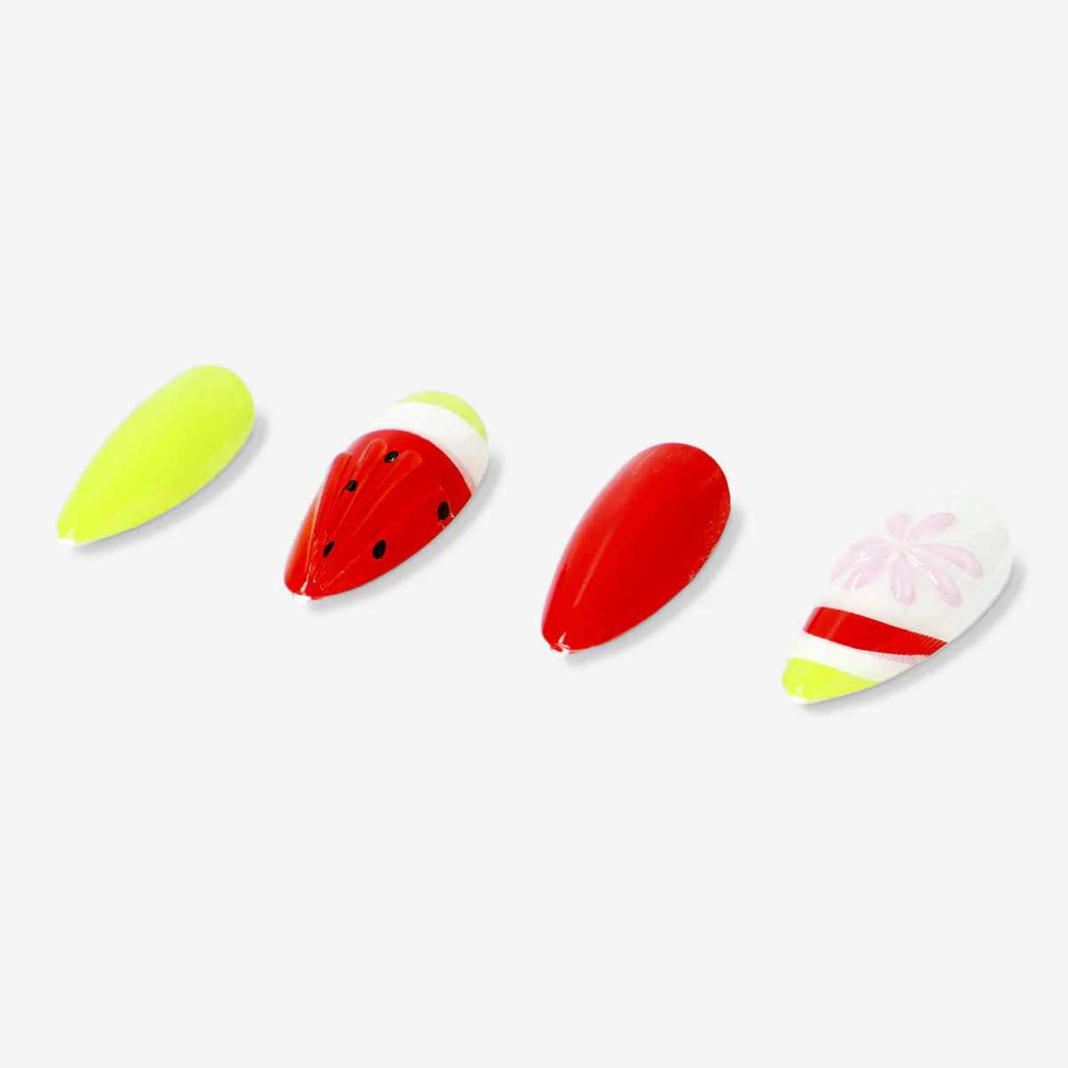 Press-on nails - Watermelon design - Image 3