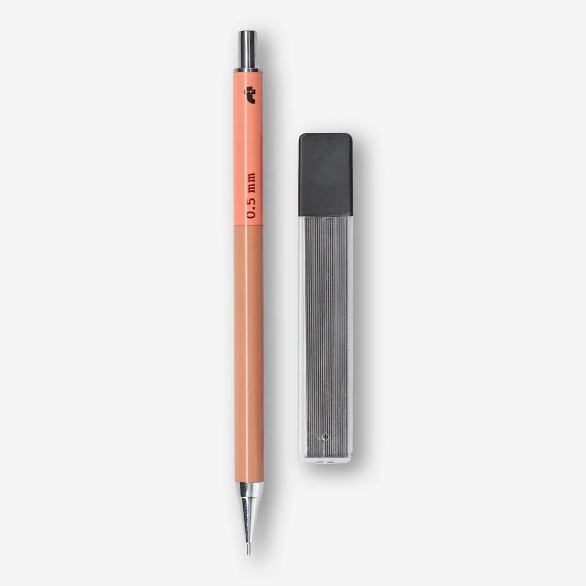 Propelling pencil. With refills. 0.5 mm
