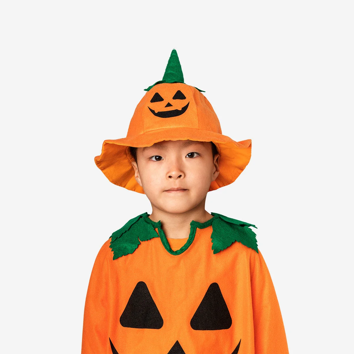 Pumpkin hat for kids - 4 to 8 years