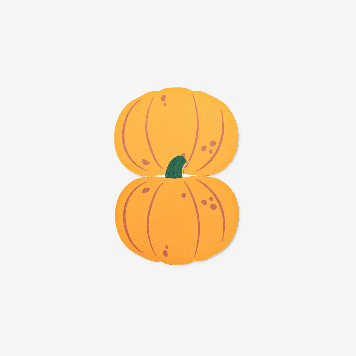 Pumpkin place cards - 6 pcs - Image 2