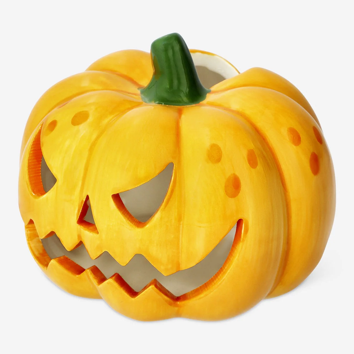 Pumpkin shaped candle holder - Image 2