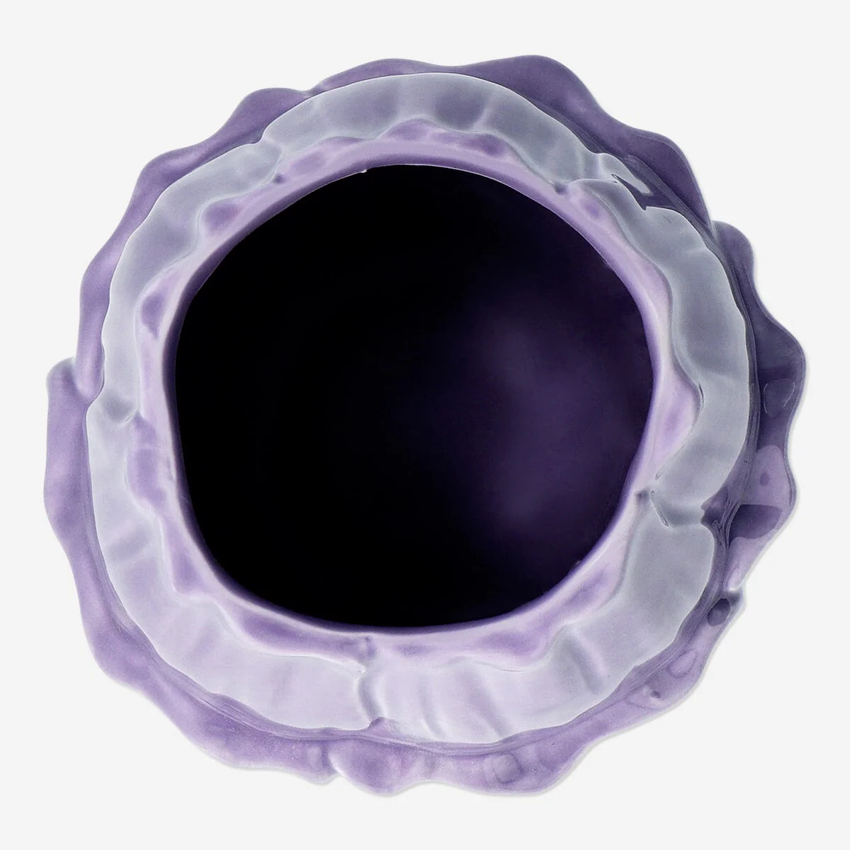 Purple flower vase - 15 cm - Image 3