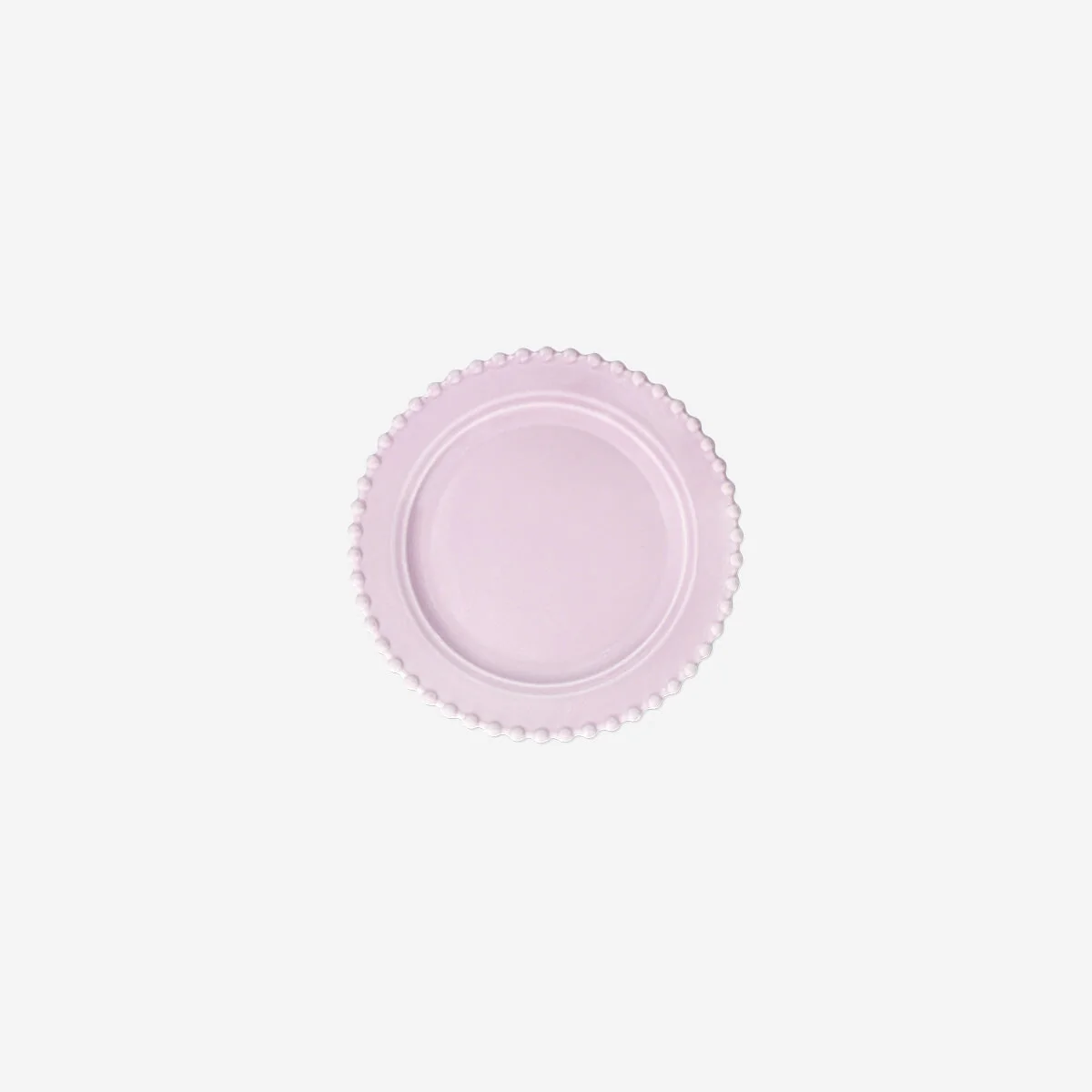 Pink plate with bubble edge - Image 2