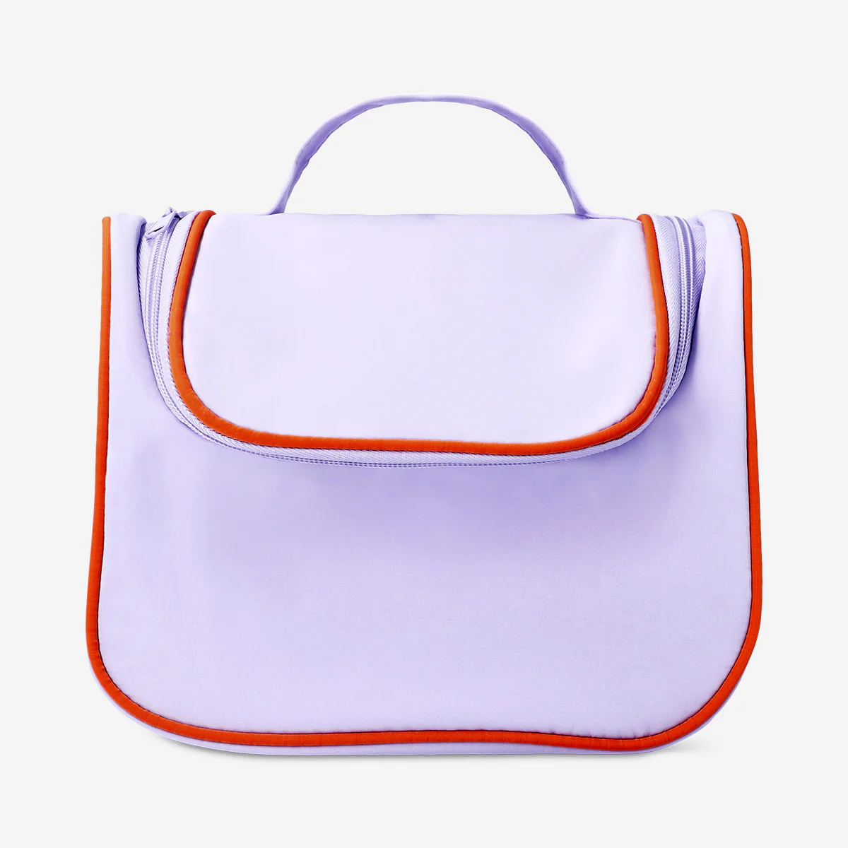 Purple toiletry bag for hanging - Image 3