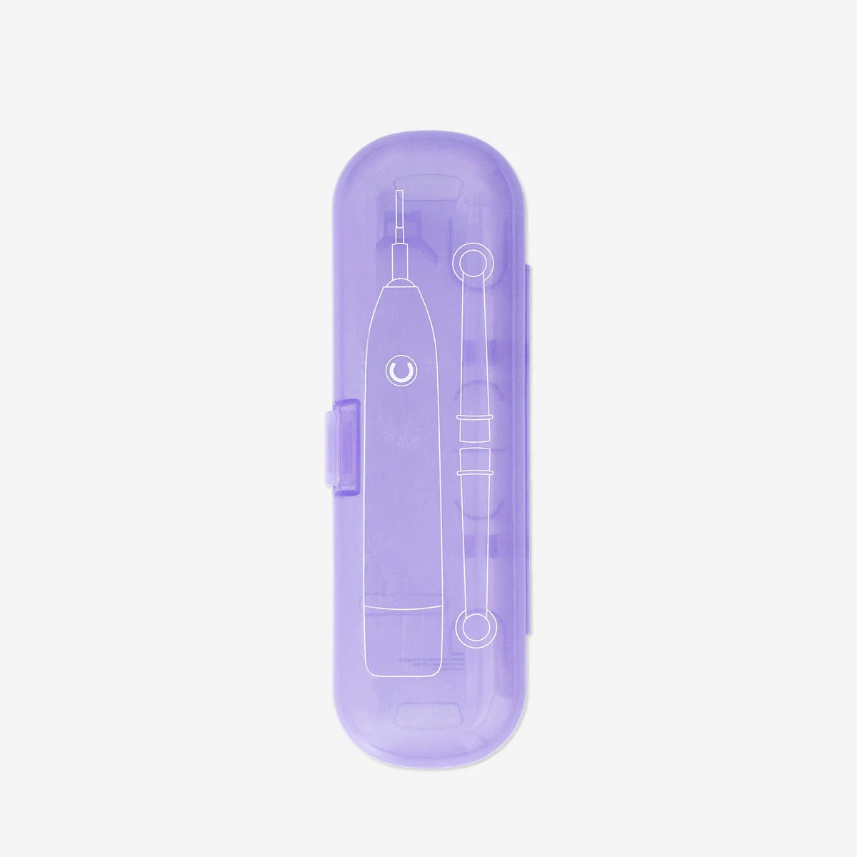 Purple travel case for electric tooth brushes - Image 2