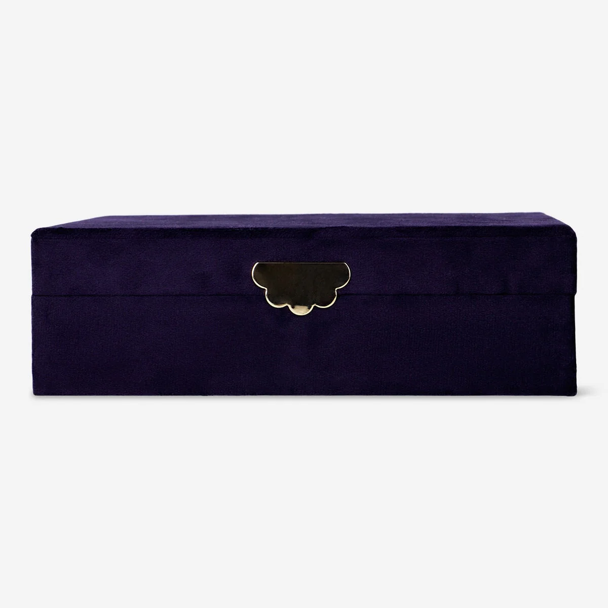 Purple velvet jewellery box - Image 3