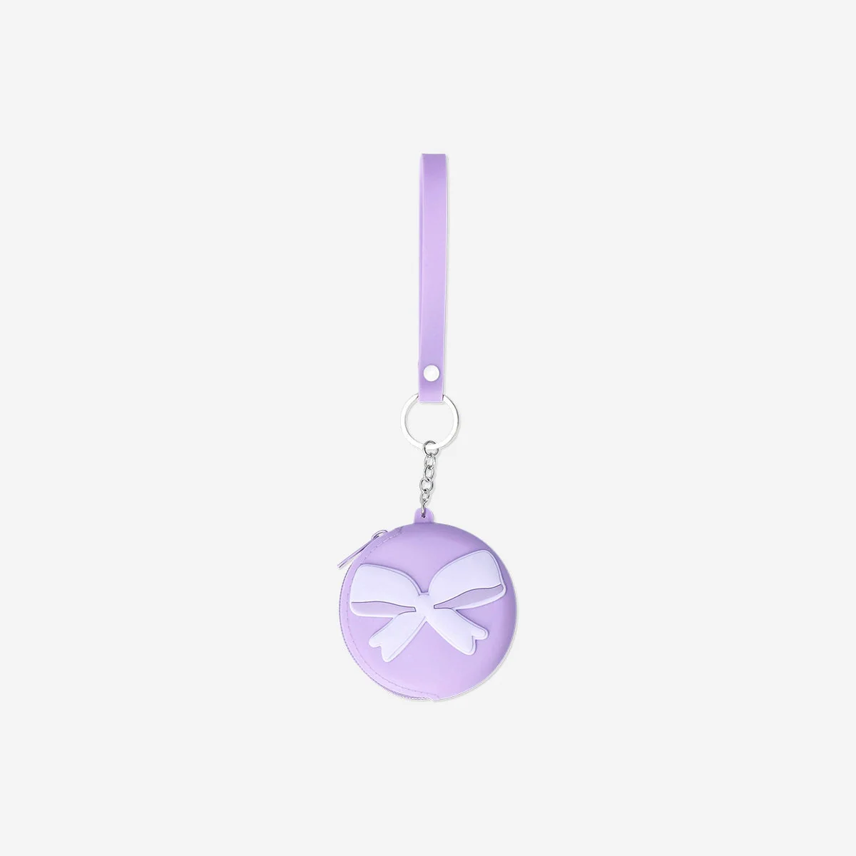 Round purse with bow clip