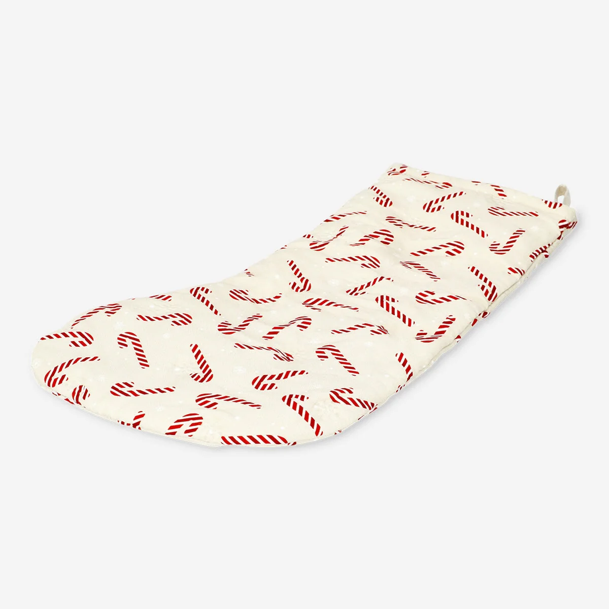 Quilted Christmas stocking with candy canes - Image 2