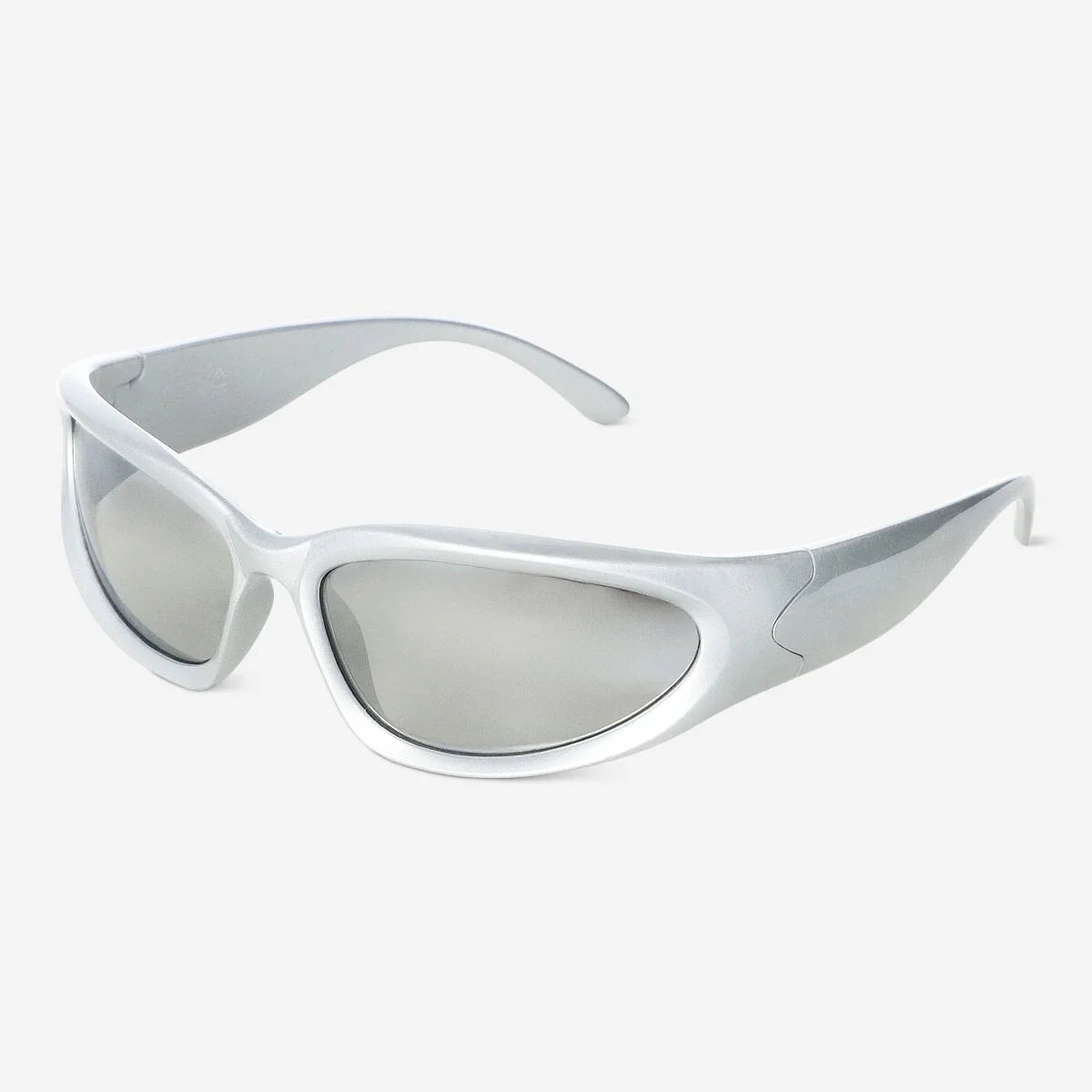 Racer sunglasses in silver - Image 2