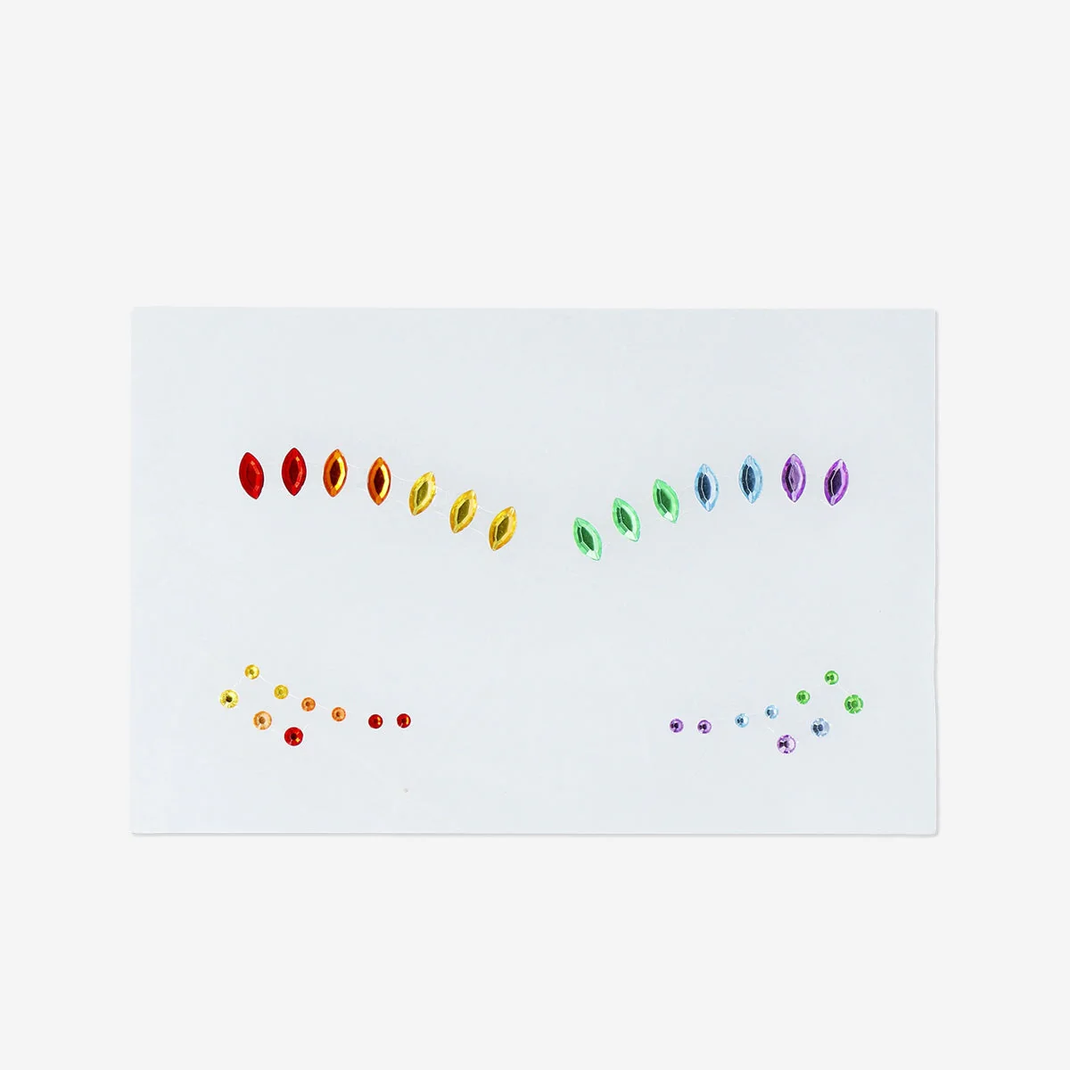 Rainbow face jewels - Image 2