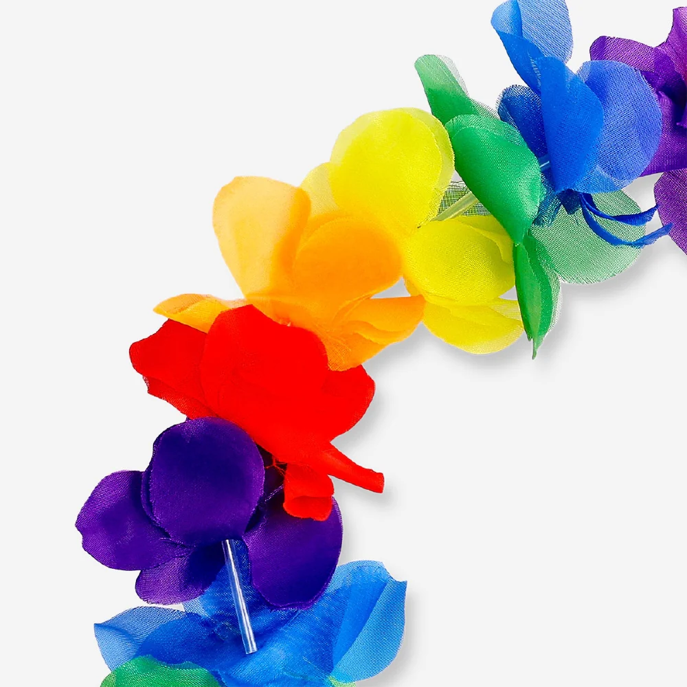 Rainbow flower necklace - Image 3