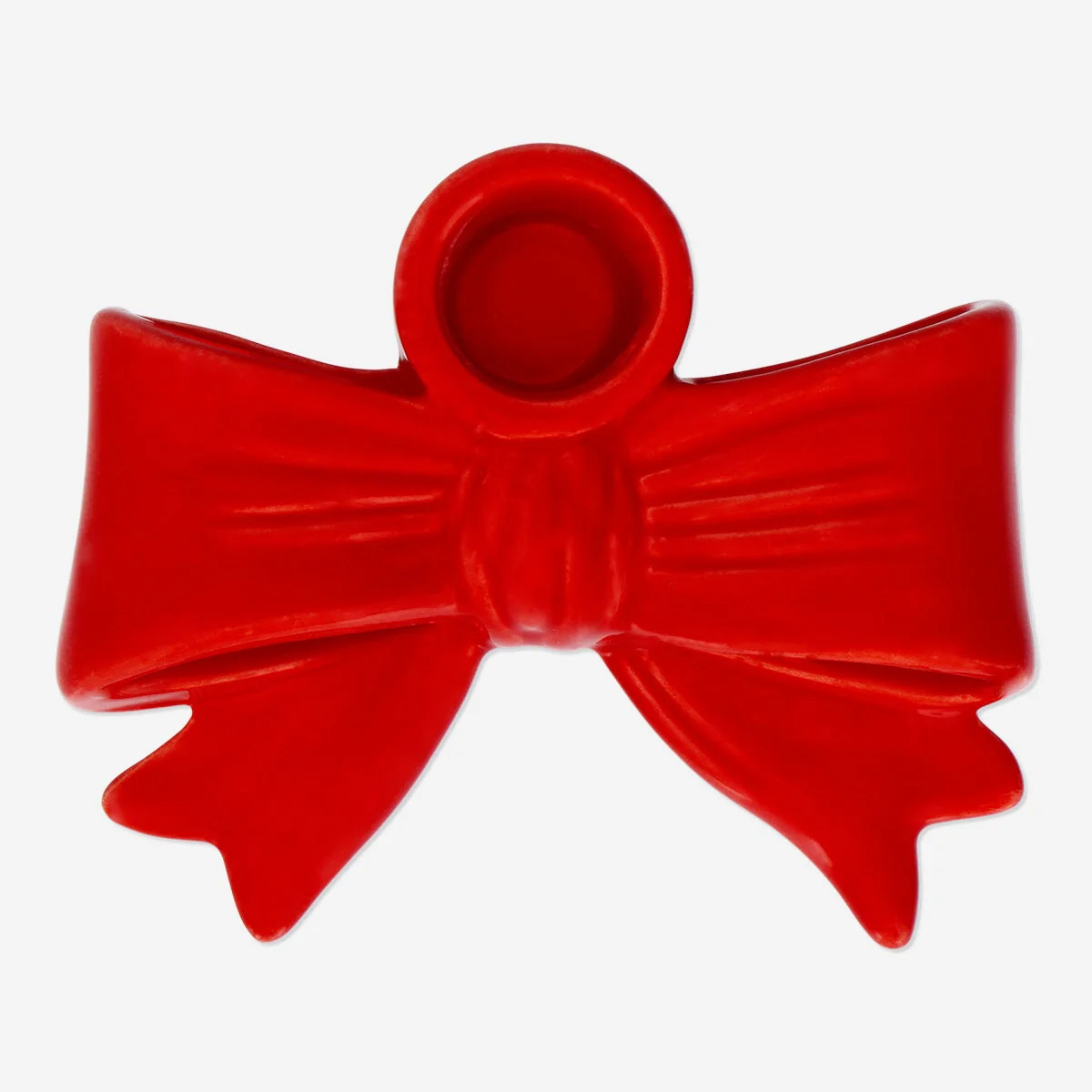 Red bow candle holder - Image 2