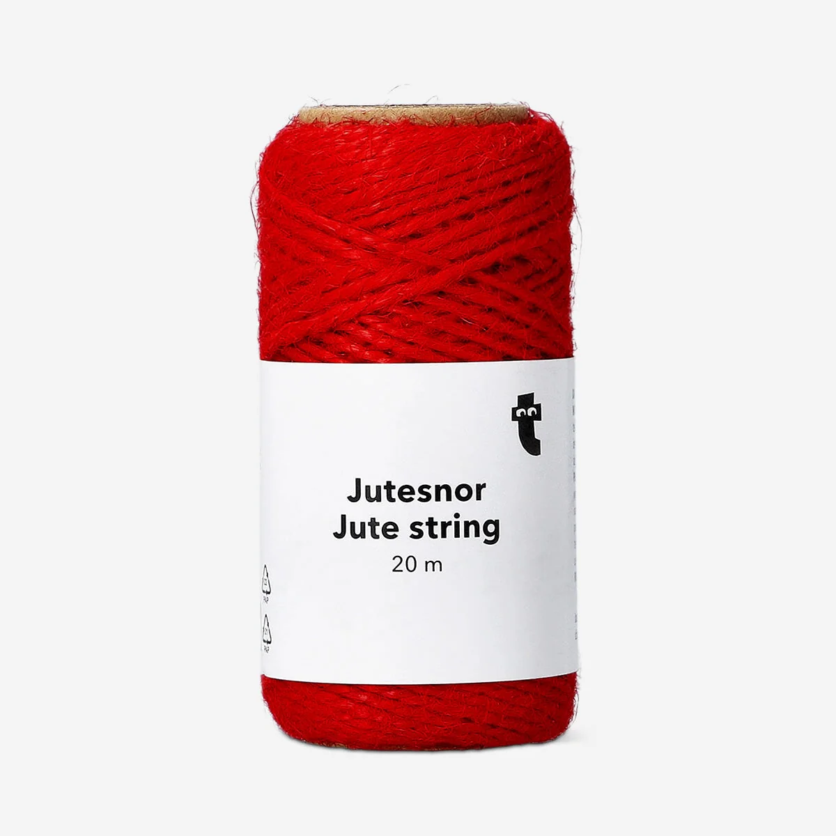 Red jute string - 20 m